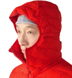 Haglöfs Spitz Down Hood Men Jakke Rød