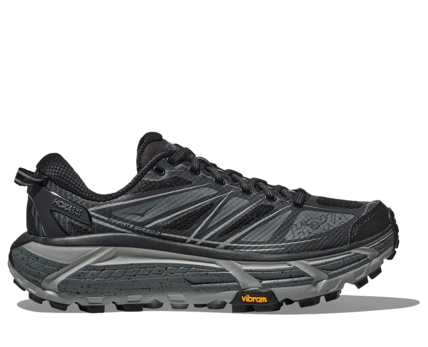 HOKA U Mafate Speed 2 Sko Sort Mønster