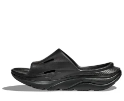 HOKA U Ora Recovery Slide 3 Sko Sort