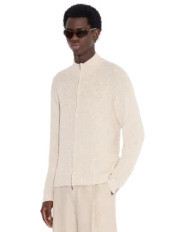 Holzweiler Atlantic Zip Cardigan Genser Beige