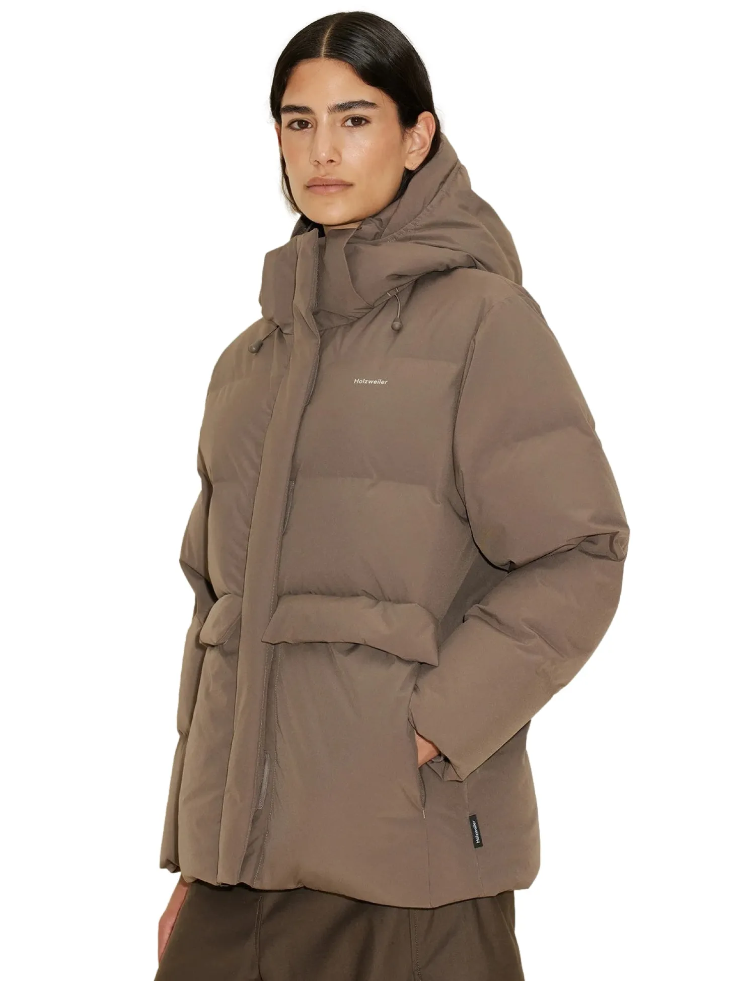 Holzweiler Besseggen Down Taupe Jakke Lysebrun