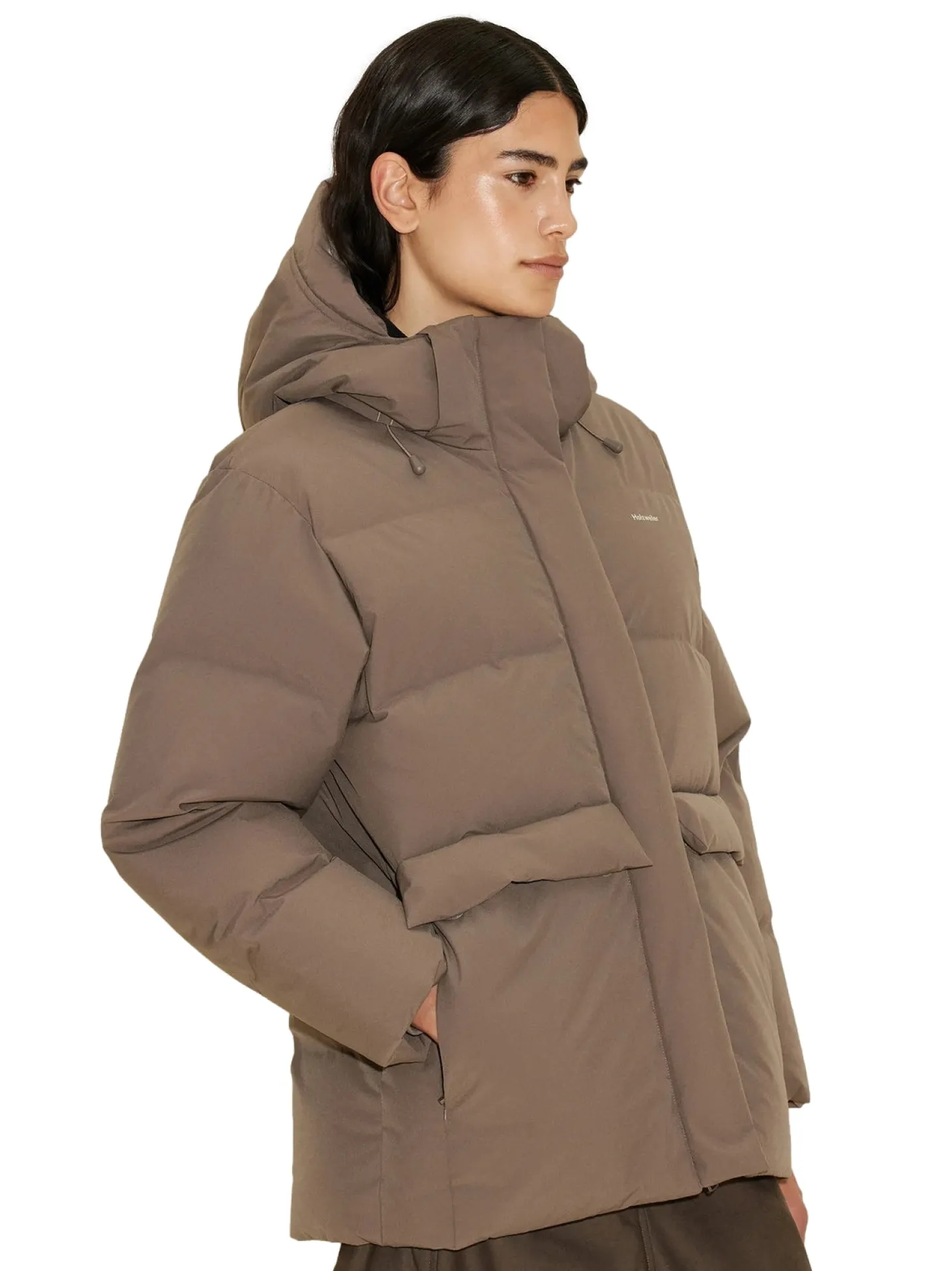 Holzweiler Besseggen Down Taupe Jakke Lysebrun