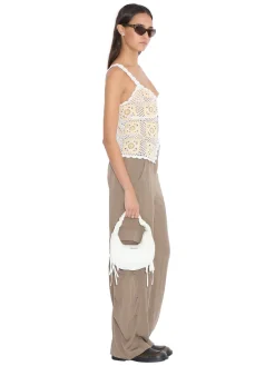 Holzweiler Cocoon Denim Micro Bag Veske Hvit