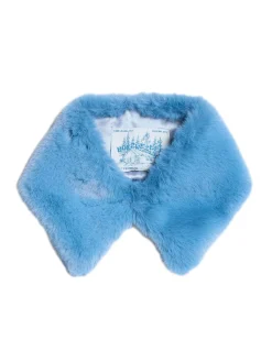 Holzweiler Faux Fur Collar Skjerf Blå