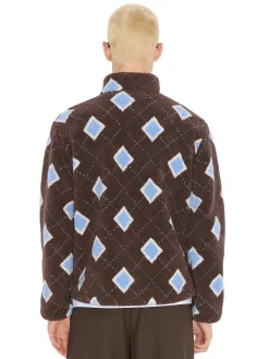 Holzweiler Fossekall Fleece Jacket Jakke Brun Mønster