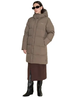 Holzweiler Loen Down Taupe Jakke Lysebrun