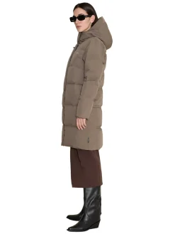 Holzweiler Loen Down Taupe Jakke Lysebrun