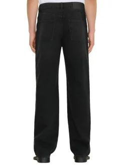 Holzweiler M Straight Jeans Jeans Vasket Sort