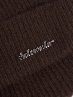 Holzweiler Milli Wool Beanie Lue Brun