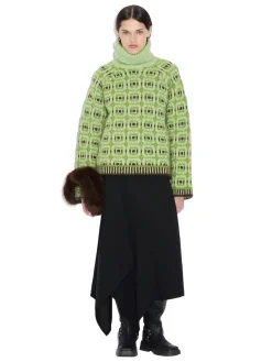 Holzweiler Norwegian Wool Turtleneck Genser Lysegrønn