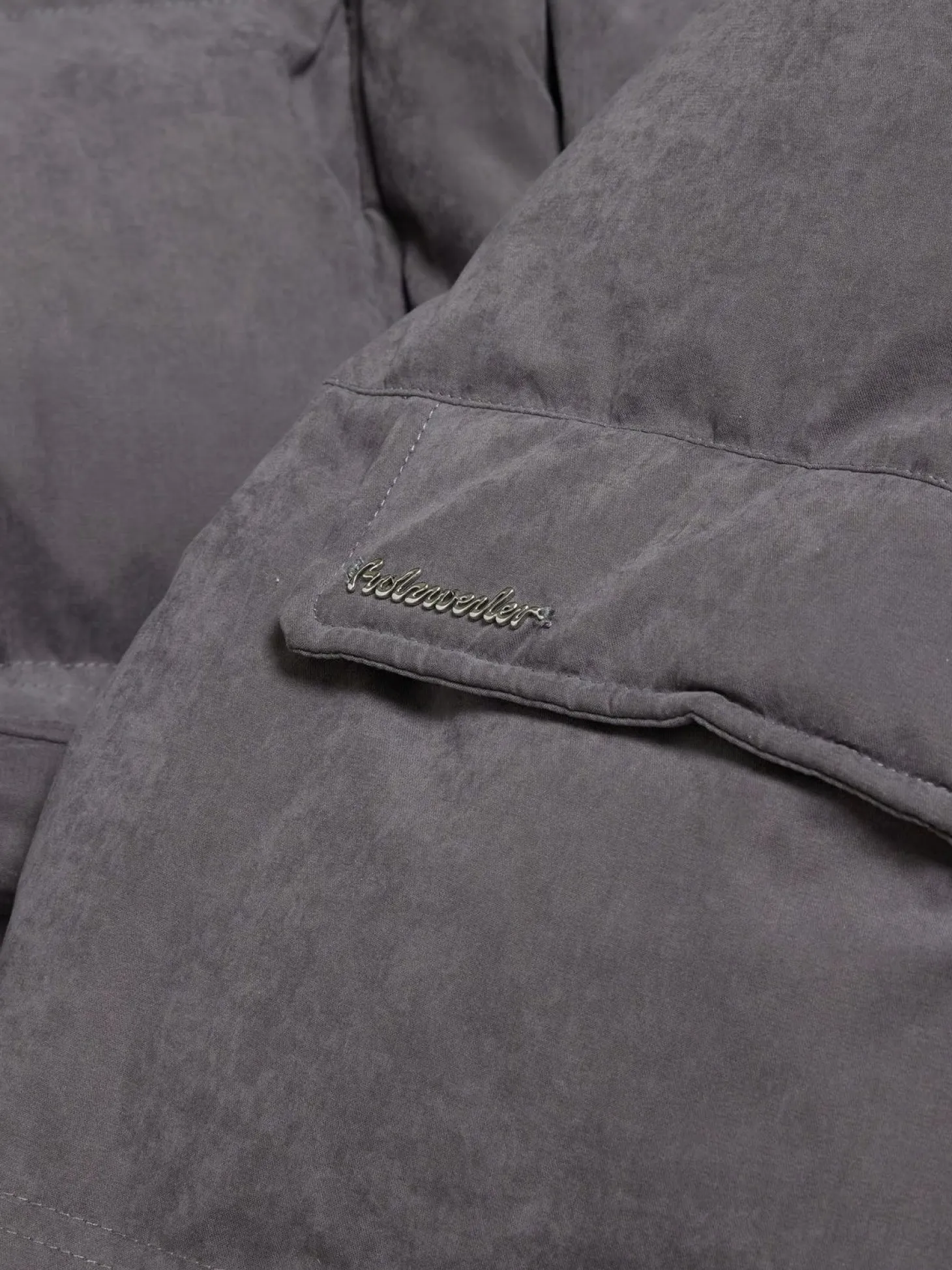 Holzweiler Steilia Brushed Down Jkt Jakke Grå