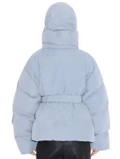 Holzweiler Steilia Brushed Down Jkt Jakke Gråblå