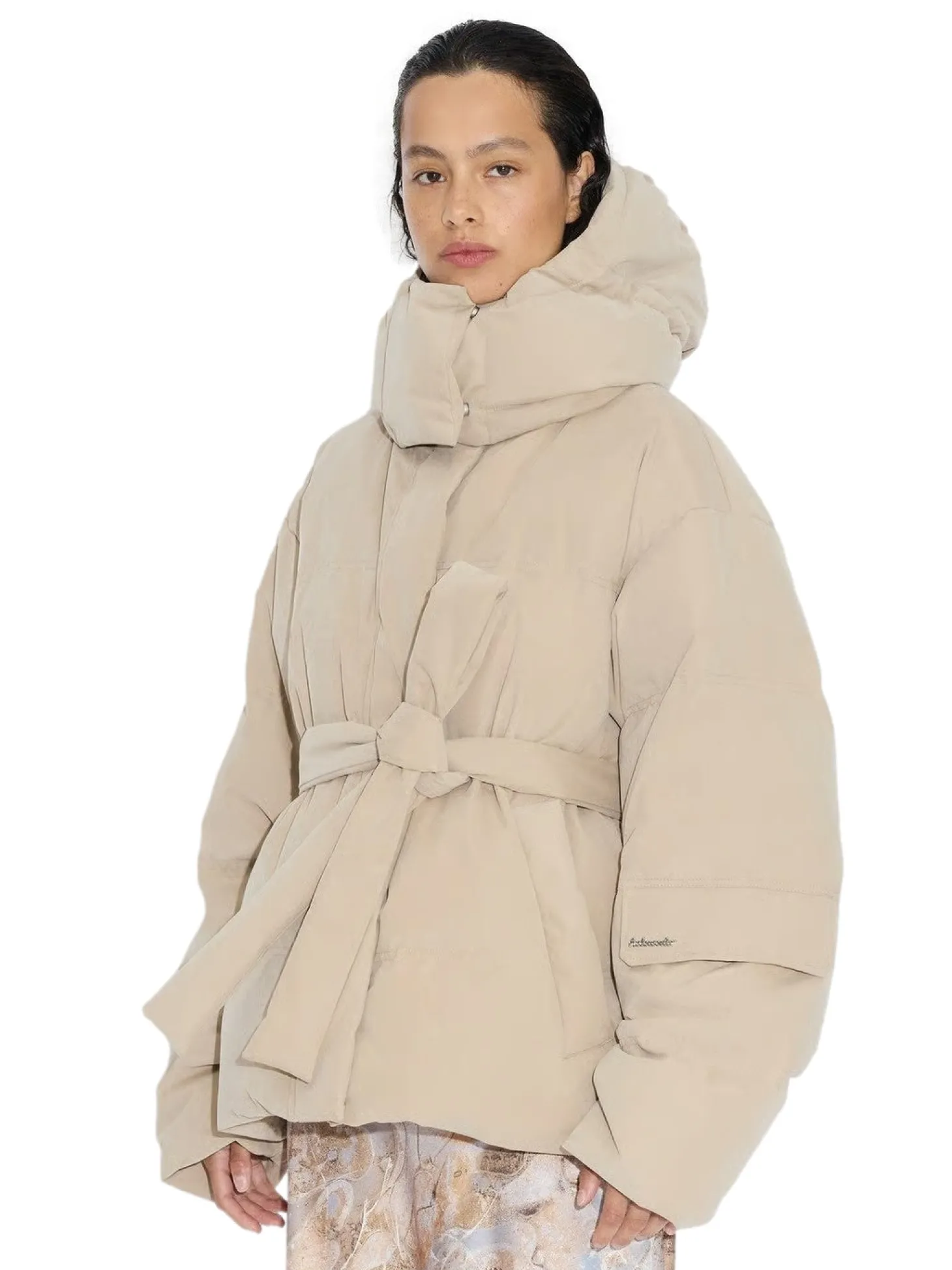 Holzweiler Steilia Brushed Down Jkt Jakke Beige