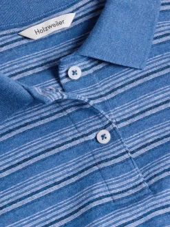 Holzweiler Sunny Polo Genser Blå Mønster