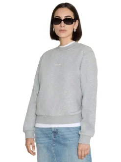 Holzweiler W Regular Crew Genser Lys Grå Melert