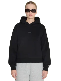 Holzweiler W Regular Hoodie Genser Sort