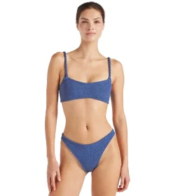 Hunza G Phoebe Bikini Crinkle Bikini Kongeblå