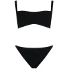 Hunza G Tyler Bikini Tonal Crinkle Bikini Sort