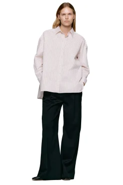 Julie Josephine Edwina Shirt Skjorte Stripet Oransje