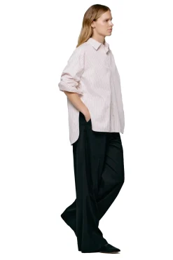 Julie Josephine Edwina Shirt Skjorte Stripet Oransje