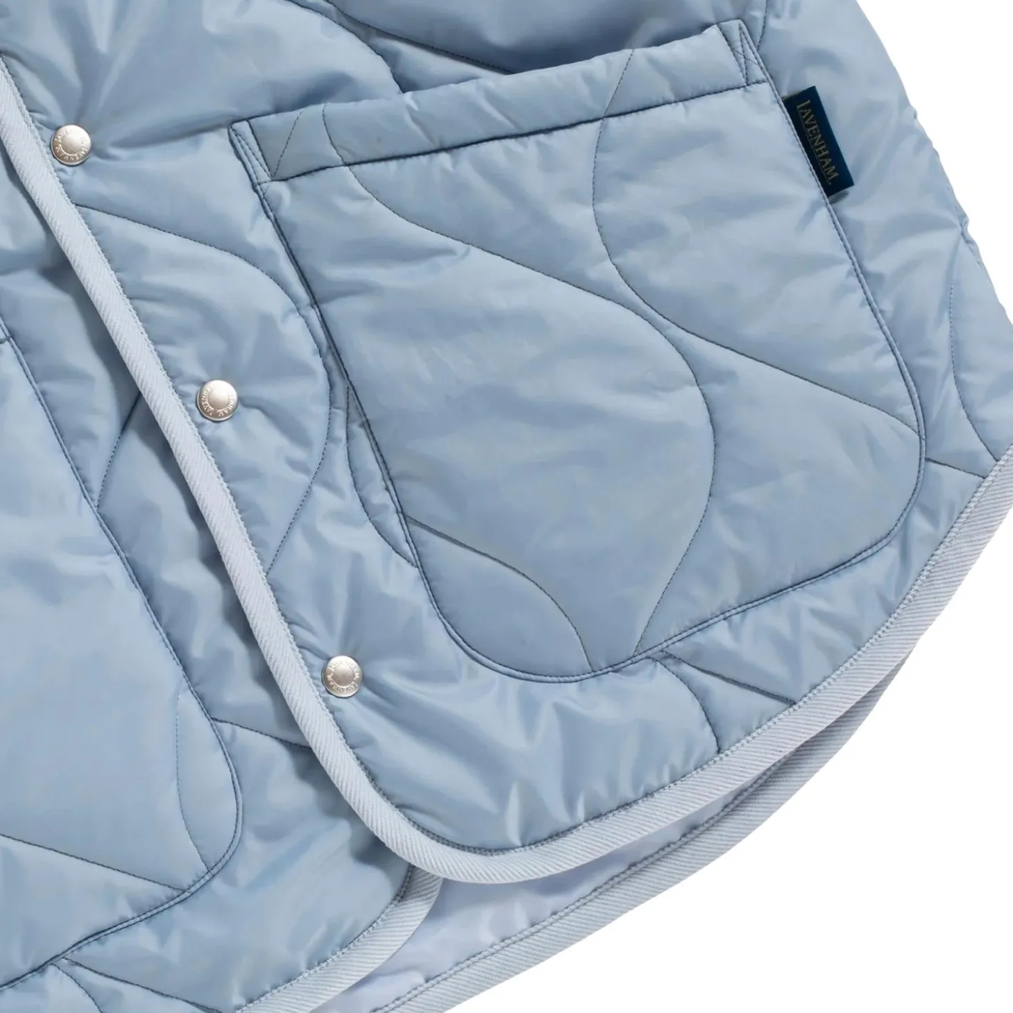 Lavenham QUILT LINER JACKET WOMENS Jakke Lyseblå