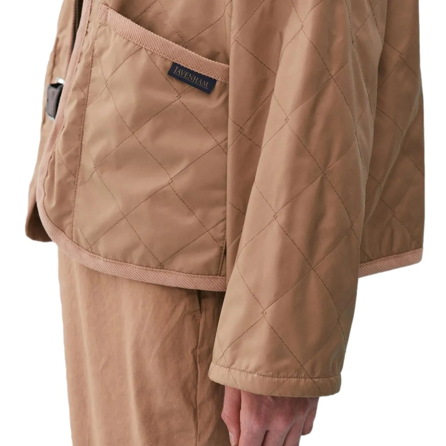 Lavenham UNWADDED TEYNHAM Jakke Beige