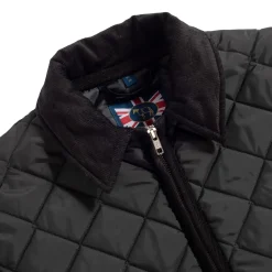 Lavenham UNWADDED TEYNHAM Jakke Sort