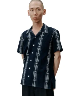 Libertine Libertine Cave Skjorte Hvit Og Blå