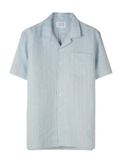 Libertine Libertine Cave Skjorte Lys Blå Melert