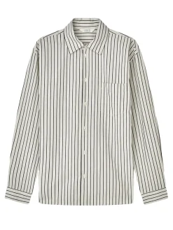 Libertine Libertine Record Skjorte Hvit Stripet