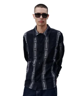 Libertine Libertine Venture Shirt Skjorte Stripet Mørkeblå