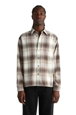 Livid Lefty Brown Check Skjorte Brun Mønster