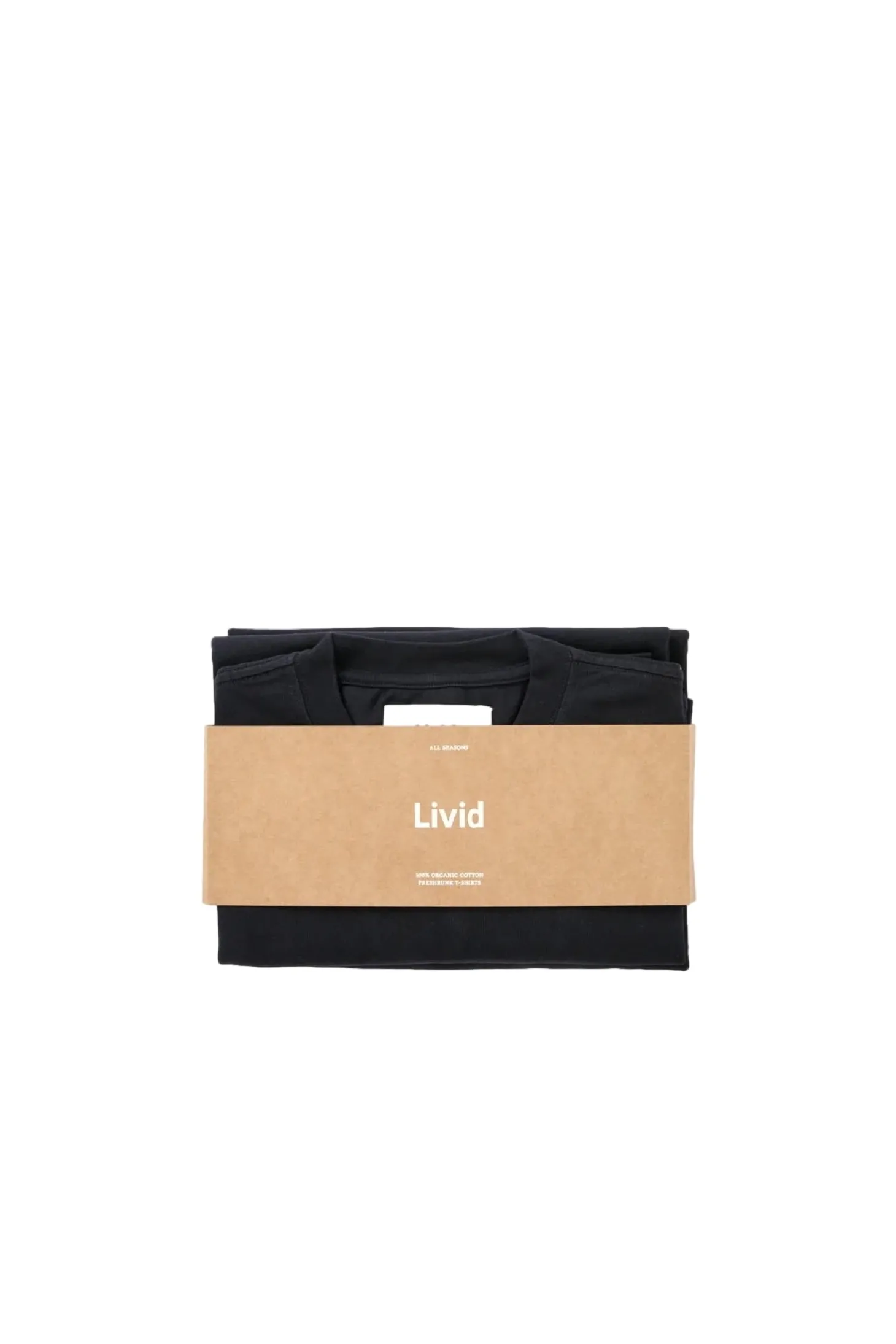 Livid Richmond 2-Pack Black T-shirt Sort