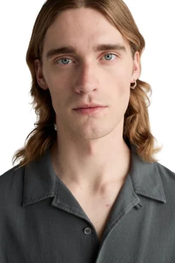 Livid Stone Loose Skjorte Grå