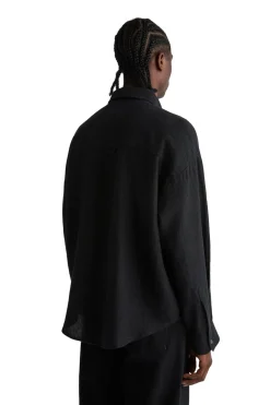 Livid Tim Black Bonded Skjorte Sort