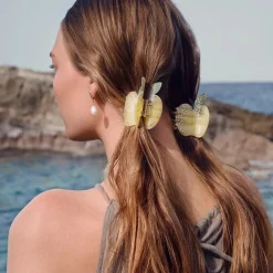 Maanesten Abelta Hairclaw Pear Sorbet Hårspenne Pastellgul