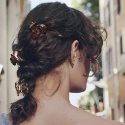 Maanesten Cerys Small Hairclaw Maroon Hårspenne Burgunder