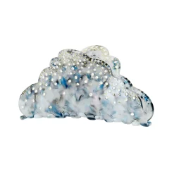 Maanesten Cloud Sea Hairclaw Hårspenne Blå Mønster