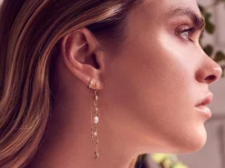 Maanesten Florus earring Øredobber Gull