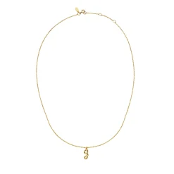 Maanesten G Alphabet Smykke Gull