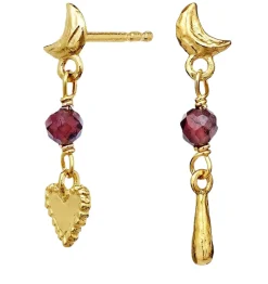 Maanesten Nuova Earrings Øredobber Gull