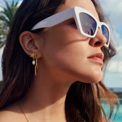 Maanesten Sandie Earrings Øredobber Gull