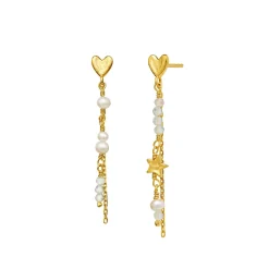 Maanesten Silma Earrings Øredobber Gull