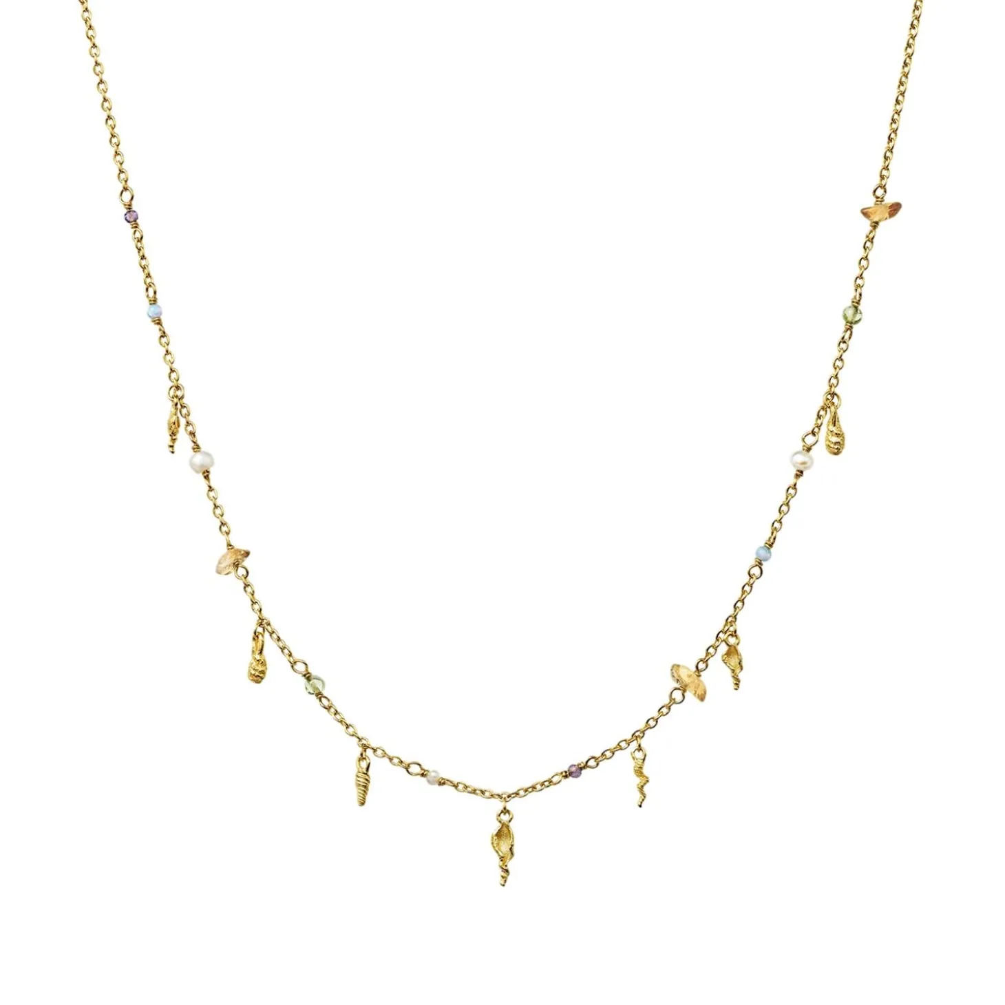 Maanesten Toutsi Necklace Smykke Gull