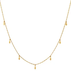 Maanesten Una Necklace Smykke Gull