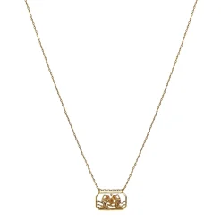 Maanesten Zodiac Gemini Necklace Tvilling Smykke Gull