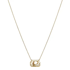 Maanesten Zodiac Virgo Necklace Jomfruen Smykke Gull