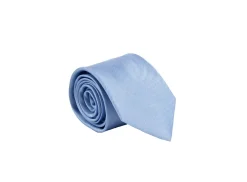 Manzini Montecristo Skara Vevd Silkeslips Slips Lyseblå