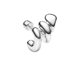 Maria Black Coil Crawler Earring Left Øredobber Sølv