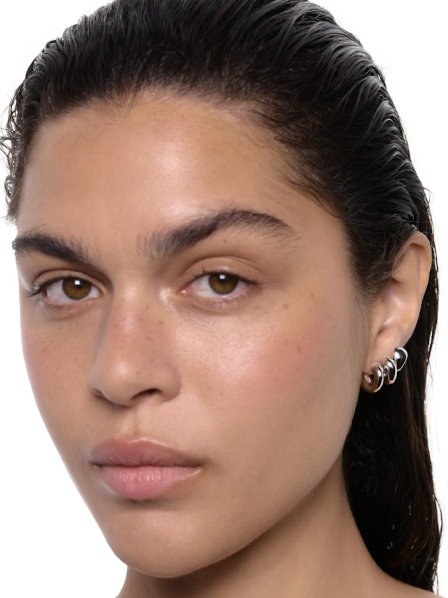 Maria Black Coil Crawler Earring Left Øredobber Sølv